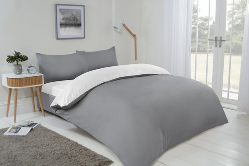 Duvet Set Reversible Soft Quilt Cover with Pillow Cases - Lyla - Picture 24 of 38
