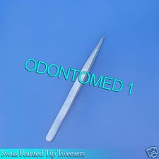 Swiss Pointed Tip Tweezers 6" Titanium Surgical Instruments T.T-192