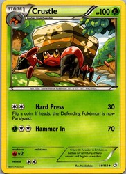 Crustle 14/113 Legendary Treasures Uncommon