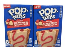Pop Tarts Frosted Strawberry Cheesecake 2 Boxes 16 Pastries Total Free Shipping