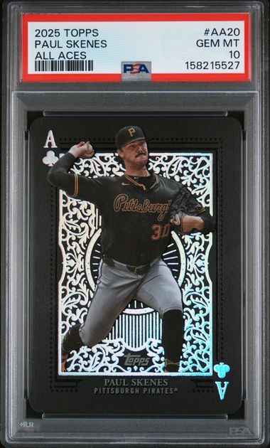 2025 Topps Series 1 Paul Skenes #AA-20 All Aces PSA 10 Pop26