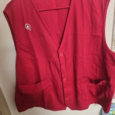 Target Employee Vest XL Button Down Uniform Gender-Neutral Extra Large Vest