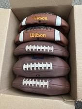 5 piłek lekko używanych - 3 repliki piłki Wilson Duke NFL i 2 Wilson GST