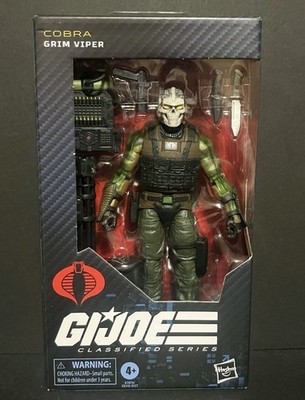 GI JOE Classified Series GRIM VIPER 6  Action Figure #176 Brand New In Hand