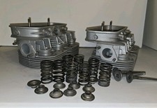 Vintage Pair Of Vintage Genuine Cylinder Head Vw Beetle 1961 Volkswagen Type 1