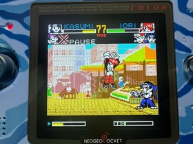 SNK Neo Geo Pocket Color Camouflage Blue with IPS Screen Mod & Free Game