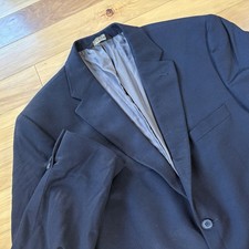 Jos A Bank Signature Collection Blazer Men Sz 43R Black 100 Cashmere Sport Coat