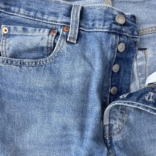 Levi s Premium Men s 501 Slim Taper Jeans Medium Wash Blue Button Fly