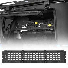 Molle Panel Utility Rack For 2007-2018 Jeep Wrangler JK Maximum Storage Room