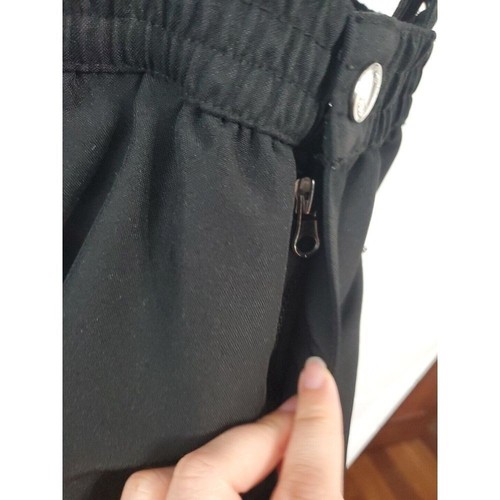 Gerry Girl's Youth Performance Overall Snow Pants Size XS 5/6 Black Fleece Lined - Picture 6 of 12