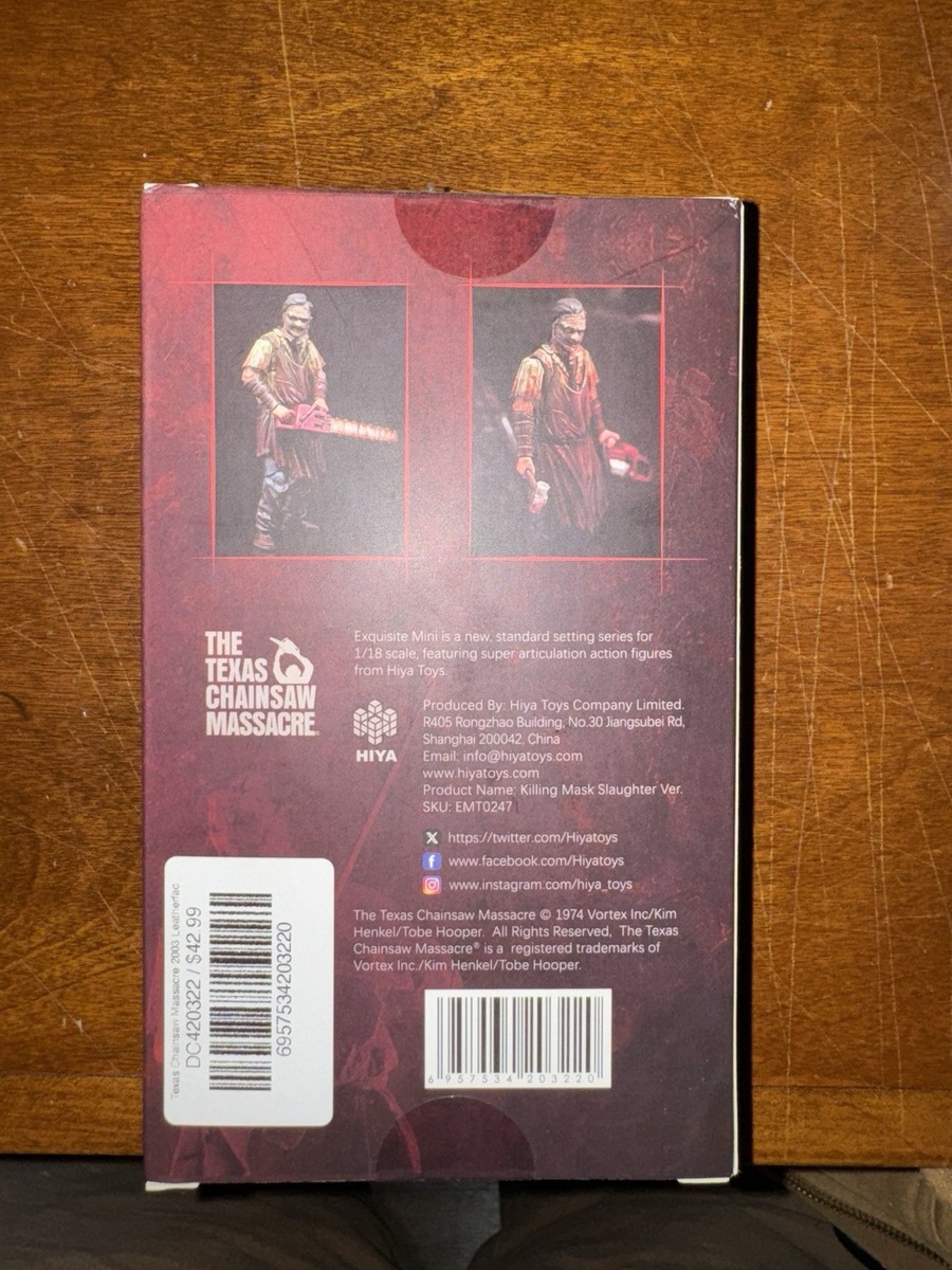 Texas Chainsaw Massacre Toony Terrors figurine 50th Anniversary Pretty Woman Leatherface 15 cm