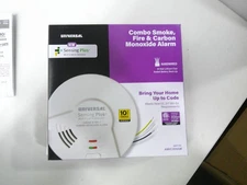 USI Hardwired Smoke and Carbon Monoxide Alarm 10 Year Battery Backup AMIC1510SB