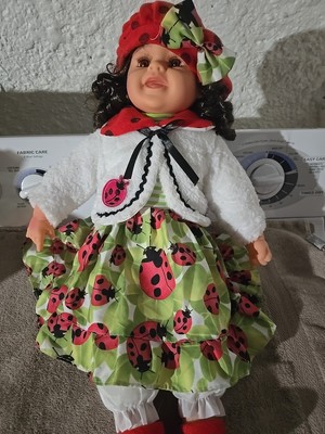 Kinnex Babydoll In A Ladybug Dress And Polka Dot Hat Sings Twinkle Little Stars