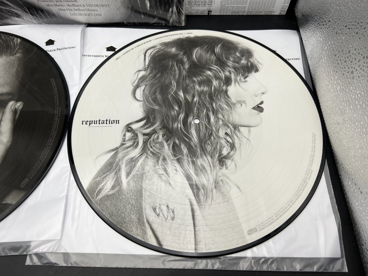 Taylor Swift Reputation Picture Disc Vinyl Album 2LP w/ Hype