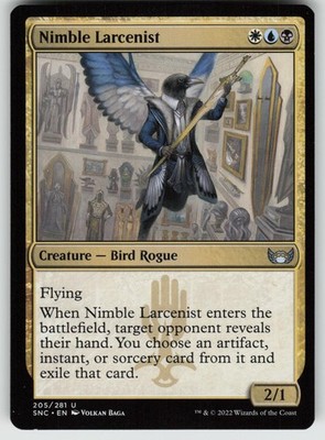 Nimble Larcenist 205 Uncommon Streets of New Capenna Magic: The Gathering NM
