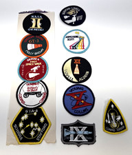 Vintage NASA Gemini 3" Patch Emblems (11) Kennedy Space Center