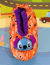 Disney Stitch Women's Halloween Fuzzy 3D Slippers , Size 7-9.5