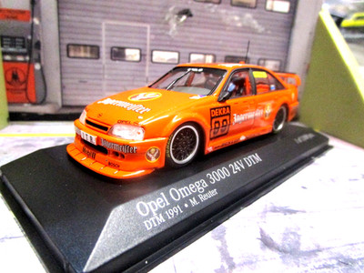 OPEL Omega Evo 500 DTM V6 #99 Reuter Jägermeister 1991 Schübel Minichamps  1:43