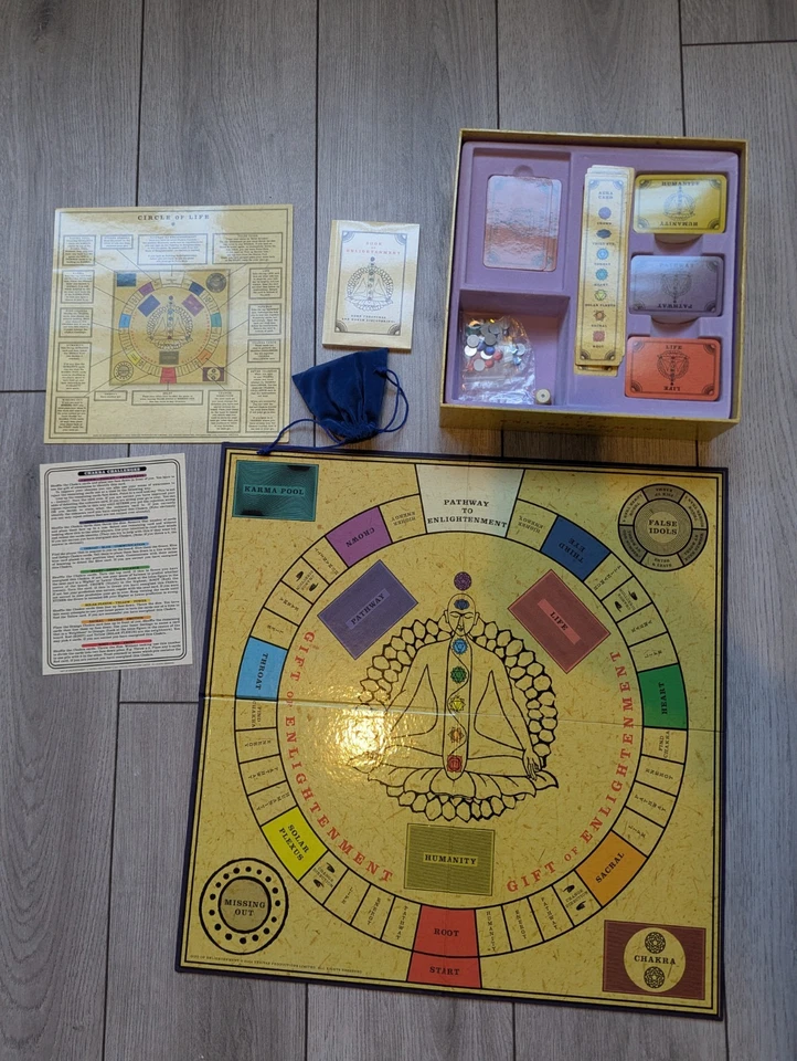 Gift Of Enlightenment Spiritual gifts crystal Chakra new age Board Game unused - Image 2 of 4