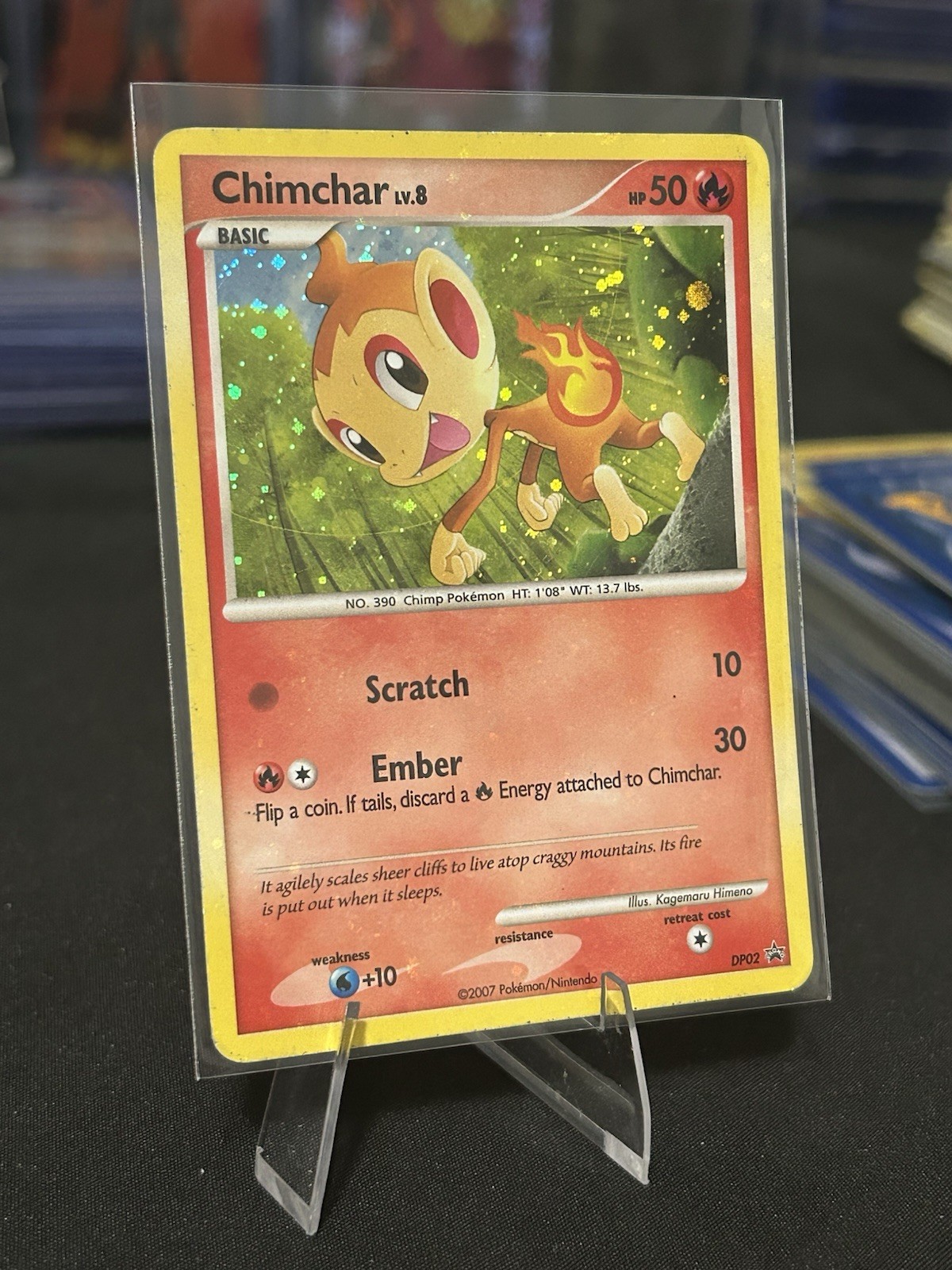 The Pokémon Company Chimchar Diamond and Pearl Holo Promo 50 HP Eng DP02