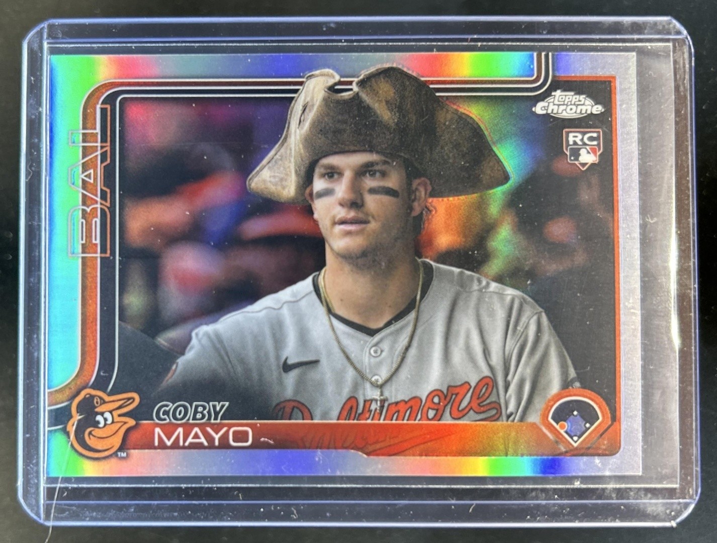 2025 Topps Chrome Update Coby Mayo Image Variation RC Rookie SSP #USC94 Orioles