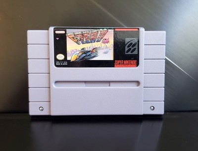   F-Zero (SNES)   Authentic Cartridge   Clean Label   Tested & Working
