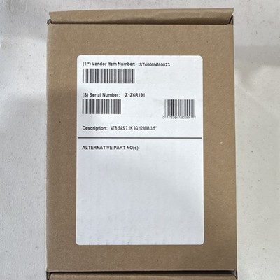 Seagate Constellation ES.3 4TB 3.5'' SAS HDD 7200RPM 128MB Cache ST4000NM0023