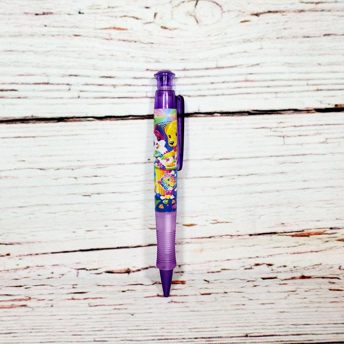 Lisa Frank Jumbo Pen Casey & Twilight Star Puppy Vintage Rainbow