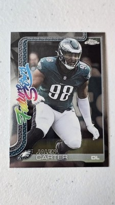 2025 Topps Chrome - Future Stars Jalen Carter Refractor #FS-25 Eagles NFL