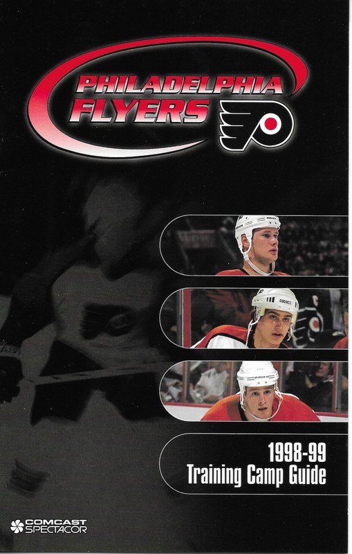 Philadelphia Flyers 1998-99 Training Camp Guide Rod Brind'Amour Eric Lindros
