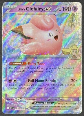 Lillie's Clefairy ex 056/159 Pokemon TCG SV09: Journey Together