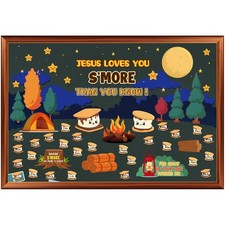 Jesus Loves You S'More Christian Bulletin Board Set