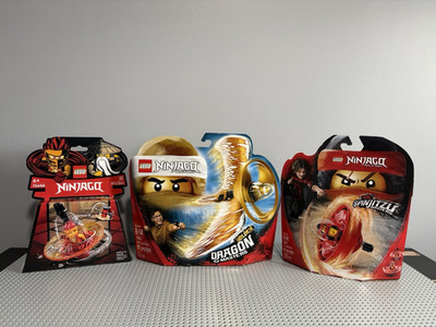 Lego ninjago spinjitzu minifigure sets lot of 3 Brand New