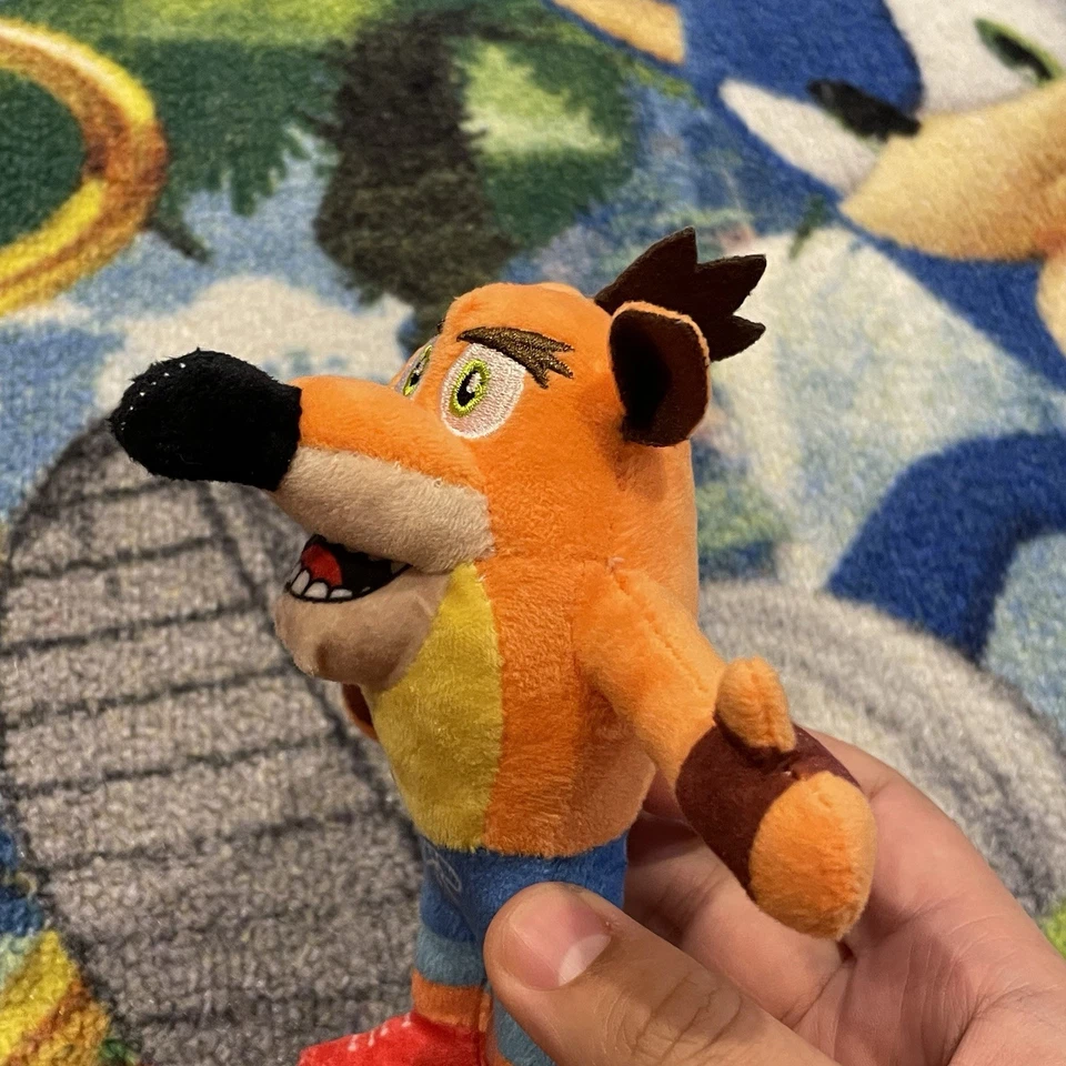 Llavero Juguete Peluche Crash Bandicoot 6" Usado Raro Origen Desconocido Foto 3 de 4