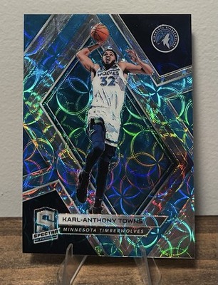 2018-19 Spectra Karl-Anthony Towns Blue Scope /75 Minnesota Timberwolves
