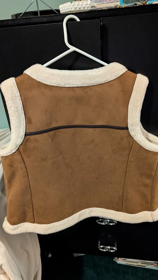 Talbot's Faux Sterling Vest, Size 1x - Image 2 of 4