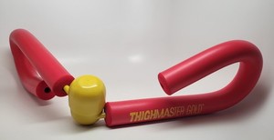 Thigh Master Gold 1991 Suzanne Somers Exercise Toning Workout Red Yellow