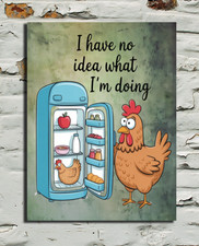 I Have no idea what I'm doing Metal Sign plaque Mancave Shed Garage