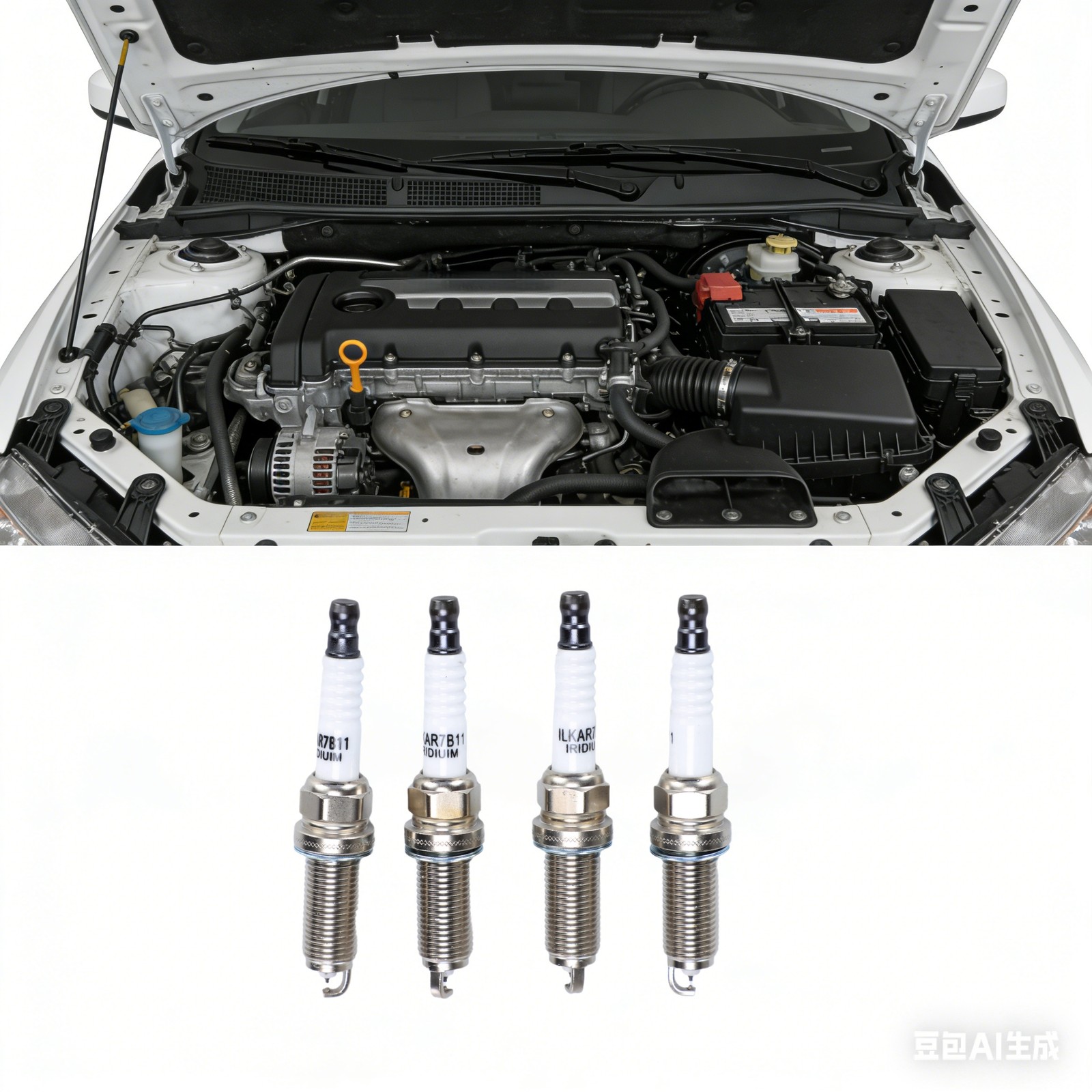 4X FXE20HR11 Iridium Spark Plug For Nissan Cube Versa Altima Sentra 22401-JD01B