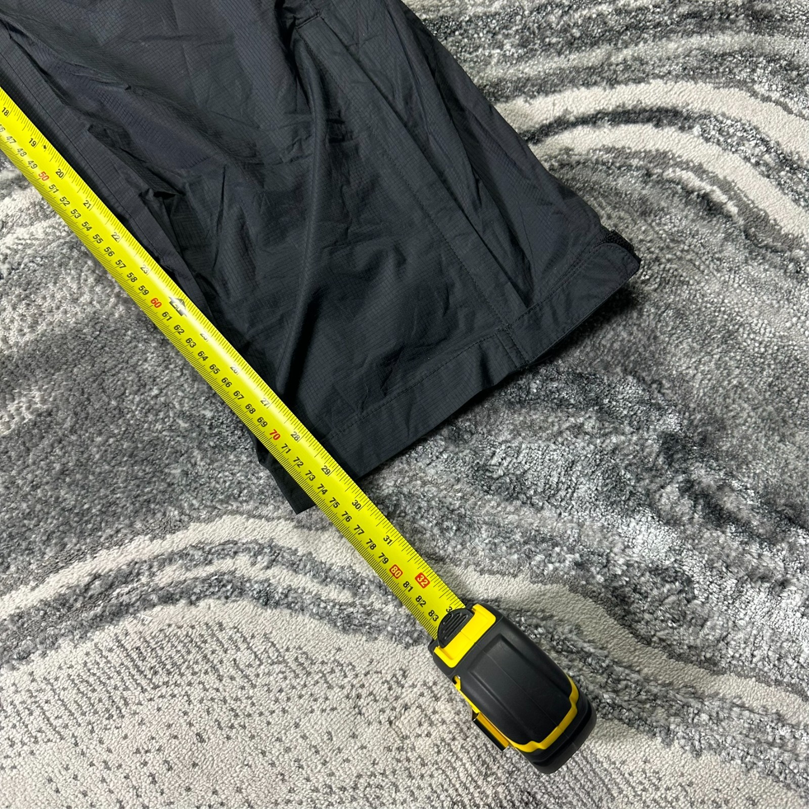 Women's VTG The North Face Black Hyvent Sz Medium Shell Outdoor Walking Trousers image 5