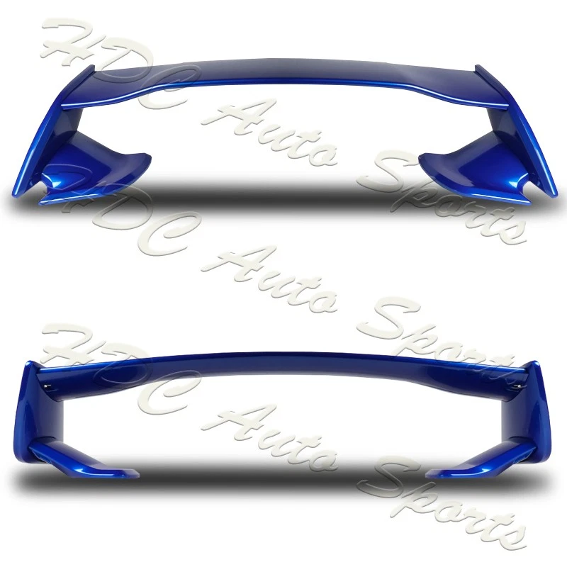 For 08-14 Subaru Impreza WRX STI Style Painted Blue ABS Rear Trunk Spoiler Wing - Image 3 of 4