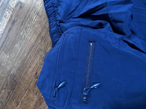 Columbia Shorts Men's Navy Blue Peak Water Nylon Belted Pocket - Picture 5 of 8