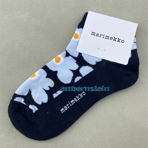 Marimekko Plant Flowers Socks Ladies Retro Art Crew Socks Casual Socks Wholesale - Picture 24 of 60