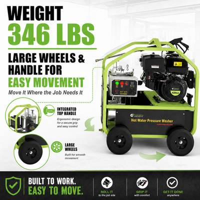 #ad #ad Commercial Hot Water Pressure Washer for Fleet Truck Equipment Industrial Clean $3989.99