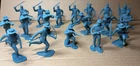 Louis Marx Vtg Soldiers 2.5” Plastic Action Figures 1967 Lot Of 18