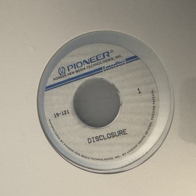 SEALED! Disclosure Pioneer Promo Laserdisc Laser Disc Demi Moore Set of 3 Discs