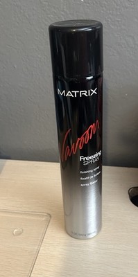 Matrix Vavoom Freezing Spray  FINISHING SPRAY 11 oz Black Can Black Top