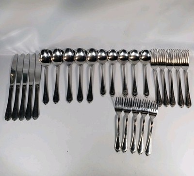Reed & Barton Select Solange Flatware 25pc Service for 5 Stainless 