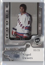 2006-07 Upper Deck The Cup Rookie Rookies Platinum 3/25 Nigel Dawes #143 4f5