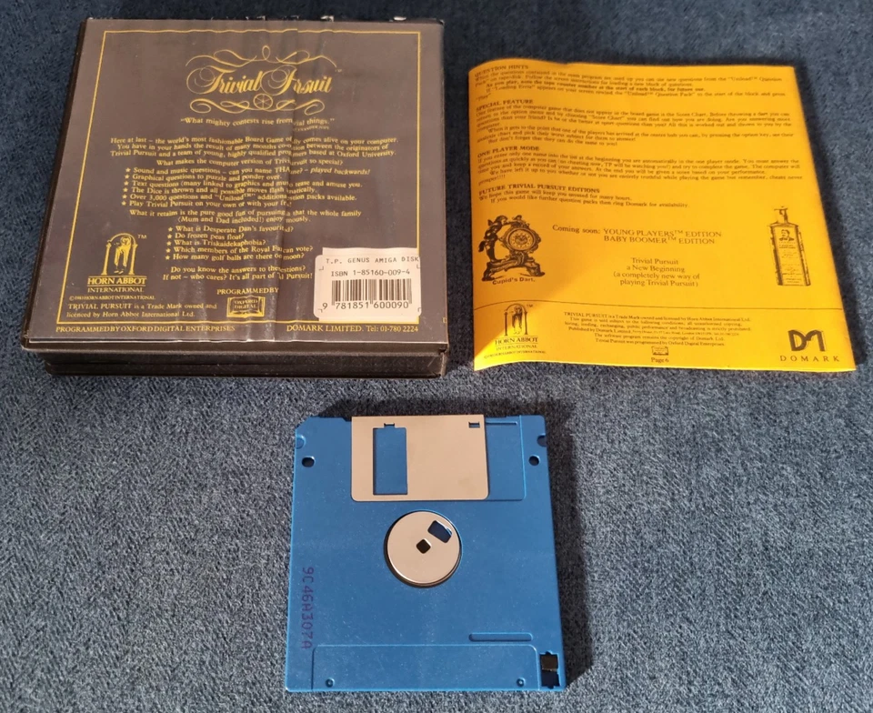 Commodore Amiga Game Trivial Pursuit Genus Edition Untested - Image 2 of 2